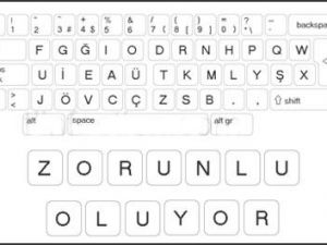 F klavye zorunlu olacak!