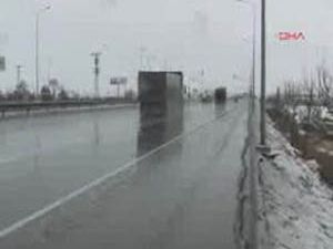 Konyada kardan araçlar kaydı