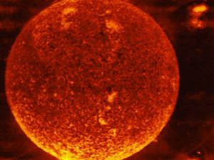 Güneşte korkutan patlama