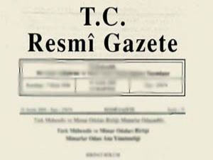 Torba Yasa Resmi Gazetede yayınlandı