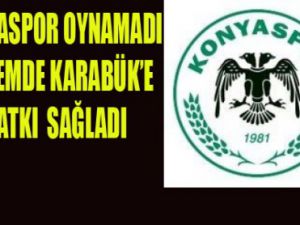 Konyaspor Karabükten çıkamadı