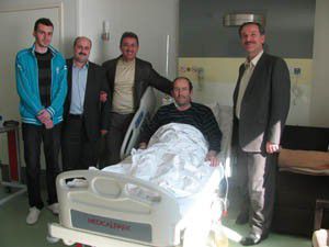 Başkan Hançerli, İsmail Yağcıyı ziyaret etti