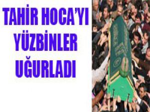 Konya Tahir Hocasını uğurladı