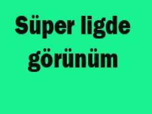 Süper Ligde Görünüm
