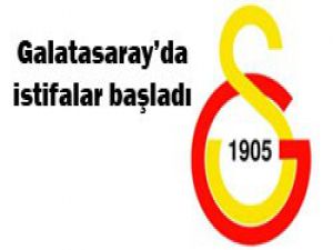 Galatasarayda 3 istifa