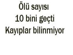 Japonyada Ölü Sayısı 10 Bini Geçti