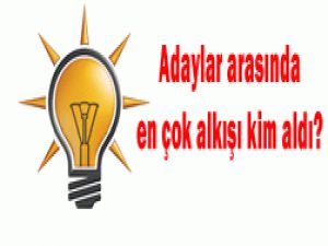 En çok alkışı o aldı!