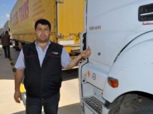 Suriyede Türk tırlarına kurşun yağdı