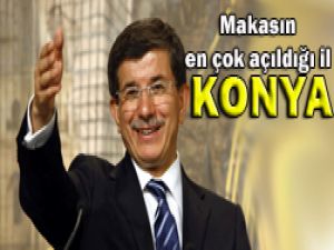 Davutoğlu Konyayı uçurdu