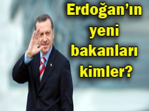 Kabineye süpriz isimler