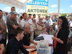 Karatayda 260 üyenin kura heyecanı