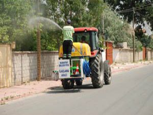 İlaçlamaya hız verildi