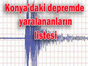 İşte depremde yaralananlar