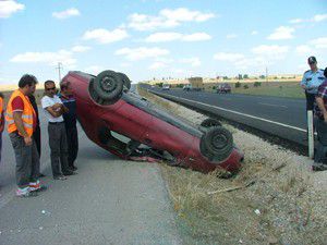 Kuluda otomobil takla attı: 3 yaralı
