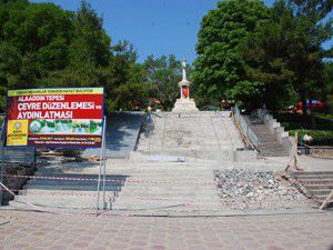 Alaaddin Tepesi çevre düzenleme çalışması