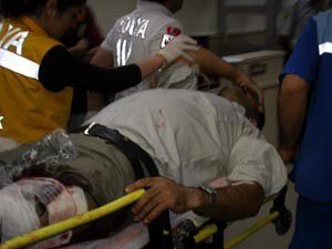 Direnen marketçiyi vurup soydu