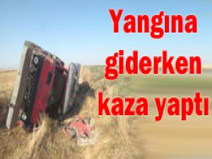 İtfaiye aracı kaza yaptı; 1 ölü