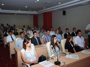 Meramda yeni memurlar göreve başladı