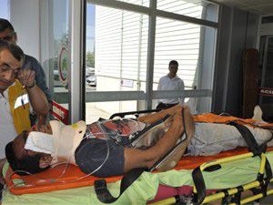 İnşaattan düşen işçi yaralandı