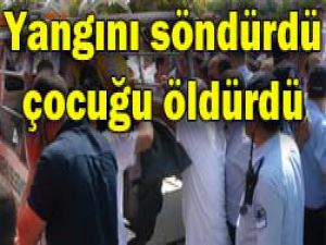 İtfaiye aracının çarptığı çocuk öldü