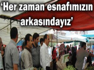 Ak Partiden esnaf ziyaretleri