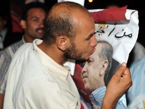 Erdoğan böyle karşılandı