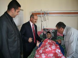 Sorgundan Selviye geçmiş olsun ziyareti