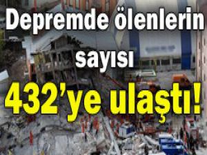 Depremde ölü sayısı giderek artıyor