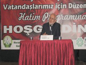 Meramda şehitler için program düzenlendi