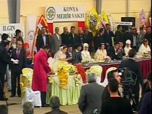 Konyada toplu nikah töreni