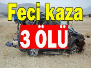 Kamyonet takla attı: 3 ölü