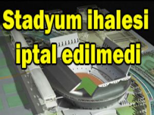 Büyükşehirden stadyum açıklaması