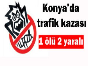 Konyada otomobil devrildi: 1 ölü