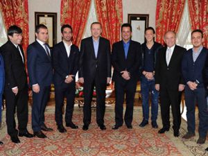 Arda ve Mesuttan Başbakana ziyaret