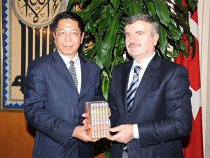 Çin heyeti Akyüreki ziyaret etti