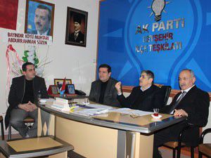 AK Parti Beyşehir İlçe Teşkilatında görev dağılımı