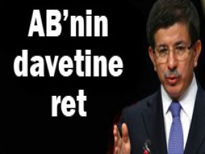 Bu kez Davutoğlu hayır dedi