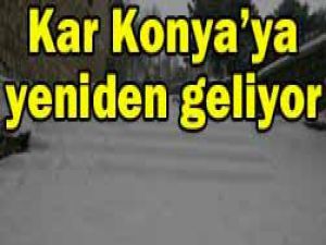 Konyaya kar yağışı uyarısı