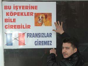 Esnaftan Fransaya ilginç tepki!