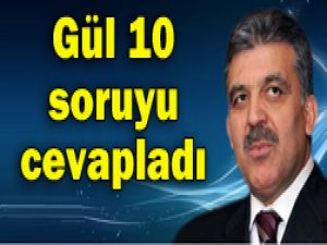 En iyi 10 soruyu cevapladı!