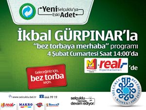 Bio poşet tanıtım programı Real AVMde