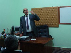 SÜ İletişim Fakültesi Dekanı Kalender seminer verdi