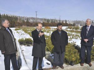 Tüfekciden Orman Fidanlık Şefliğine ziyaret