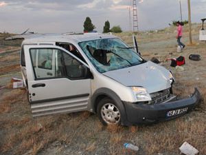 Konyada trafik kazası: 1 ölü 1 yaralı