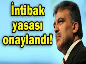 Gül yasayı onayladı