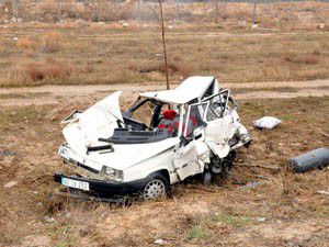 Konyada zincirleme kaza