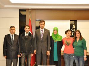 Azeri heyetten Başkan Kalaycıya ziyaret