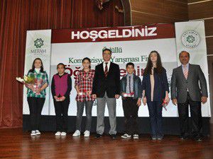 Mektup yarışmasında ödül töreni