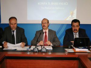 AK Parti İlçe Başkanları toplantısı yapıldı