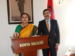 Hindistan Büyükelçisi Vali Doğanı ziyaret etti